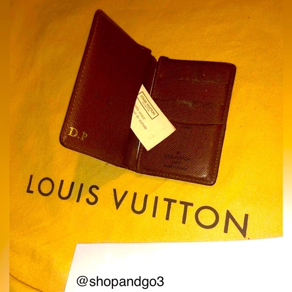 Louis Vuitton Monogram Card Holder Purse Wallet Unisex Women Men Christmas Gift